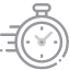 Ícone relógio - esqueça o horário do cartório